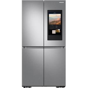 Samsung Frigorifero a 4 Porte Family Hub AI RF65DG9H0ESR/EF, Con AI Vision Inside, Wifi+AI Energy Mode, Beverage Center, Metal Back, 636 L, LxAxP: 91,2 x 183 x 72,3 cm, Inox Spazzolato