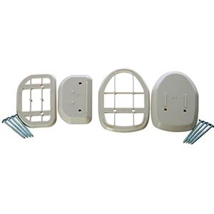 Dreambaby Separatore da parete retrattile per cancello per bambini, compatibile con tutti i cancelli interni ed esterni (30,48 x 10,16 x 2,54 cm) - Bianco