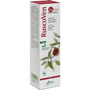 Aboca RuscoVen BioGel 100ml - Gel Cosmetico Biologico per Gambe Leggere con Rusco, Ippocastano e Vite Rossa