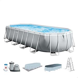 Intex 20Ft X 10Ft X 48In Prism Frame Oval Pool Set