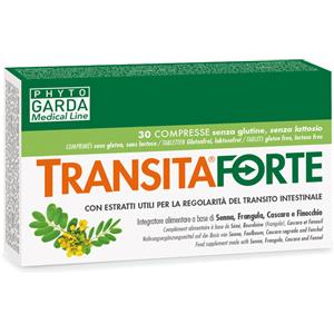 Phyto Garda Transita Forte - Integratore Intestinale 30 Compresse con Senna, Aloe, Frangola e Finocchio per la Regolarità del Transito Intestinale