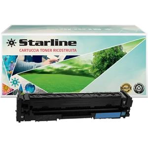 Starline Toner Ricostruito Ciano per HP 205A - Compatibile con LASERJET PRO MFP M180N, MFP M181FW, M154A, M154NW - Durata 900 pagine