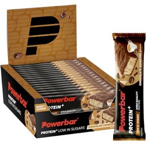 Powerbar Protein Plus Low Sugar Chocolate Espresso 16x35g - Barrette Proteiche a Basso Contenuto di Zuccheri