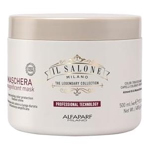 Alfaparf Milano Il Salone Milano Magnificent Mask 500 ml - Maschera Nutriente e Protettiva per Capelli Colorati con Estratto di Noce e Olio di Mandorla