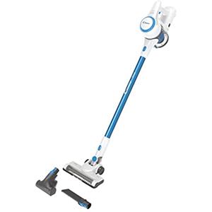 Hoover Candy Viva CVIVA20 011 Scopa Elettrica Senza Fili, Senza Sacco, 0,7 L, Ciclonica, Mini Turbo Spazzola, Autonomia 35 Min, Bianco