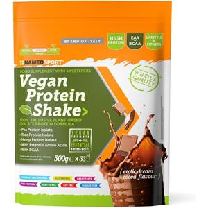 Namedsport Vegan Protein Shake Exotic Dream Cocoa 500 g - Miscela di proteine vegetali di alta qualità