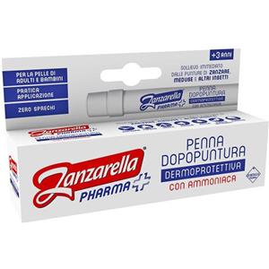 Zanzarella Penna Dopopuntura Dermoprotettiva con Ammoniaca 12 ml - Sollievo per Punture di Zanzare