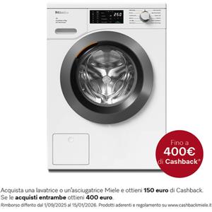 Miele WCK360 WCS lavatrice Caricamento frontale 10 kg 1400 Giri/min Bianco