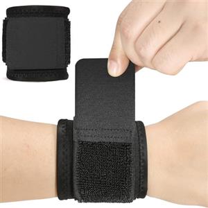 GLEEMEN Fascia da Polso, 1 Paio Polsiera Elastica Supporto per Polso per Uomo e Donna, Supporto per Polso a Compressione Tutore Tunnel Carpale per Sport, Tendinite e Lavoro