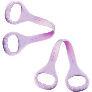 Thayakii 2 Pezzi Tenditori Yoga per Donna, Tenditori per Spalle da 35 libbre, Cinghie Elastiche per Yoga, Corde Elastiche Addensate in Silicone