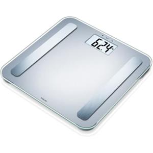 Beurer BF 183 Bilancia Diagnostica con Display Extra Large e Valori Corporei con Grasso Viscerale ed Età Metabolica, Conversione kg/lb/st, Portata 180 kg