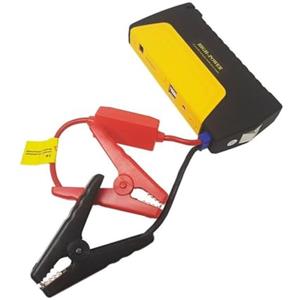 Generico Avviatore Batteria Auto 600A Portatile Jump Starter Avviatore di Emergenza 16800 mAh Motori Fino a 5L Benzina 3L Diesel 12V Booster Avviamento Auto con Torcia LED Doppia USB con Accessori
