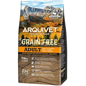 ARQUIVET - GRAIN FREE - Crocchette per cani adulti - Tacchino con verdure - 2 kg