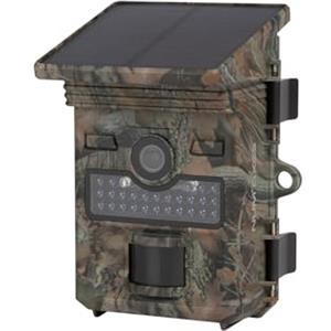 NUM'AXES Trail Camera PIE1069 - Risoluzione Video FULL HD 1296P, Foto 20 MP, LED NO-GLOW, Pannello Solare