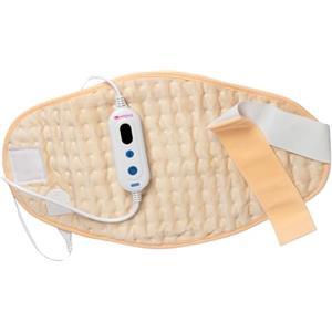 Pekatherm Termoforo Elettrico Lombare | 53 x 28 cm | Potenza di 100 W e 3 Livelli di Riscaldamento | Cuscino Termico Prodotto in Poliestere | Pekatherm SS30TD