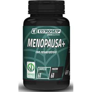 Generic Eurosup Menopausa+ 60 compresse - formula con Resveratrolo, Magnesio, Isoflavoni di Soia