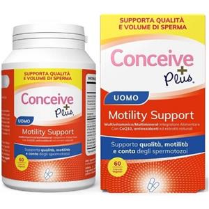 Sasmar Conceive Plus Supporto Per Motilità Maschile - Integratore con Arginina e Carnitina per Fertilità Maschile - 60 Capsule