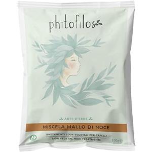 PHITOFILOS - Miscela al Mallo di Noce - Trattamento 100% Vegetale Per Capelli dai Toni Castani - Con Indigofera e Lawsonia - 100 gr…