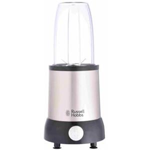 Russell Hobbs Frullatore Multifunzione, Sport, Smoothie, Shaker, 3 Bicchieri grandi, 2 Bicchieri Piccoli, Accessori, 700 W, Acciaio Inox, 23180-56