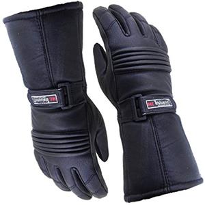 Bikers Gear Australia Guanti Bikers Gear da moto impermeabili, invernali, in pelle, di colore nero nero Black xx-large