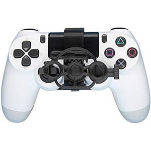 SHEAWA Controller, mini volante da gioco, ricambio per Sony PS4, accessorio per giochi da corsa (fibra di carbonio)