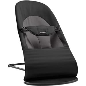 BabyBjörn Sdraietta Balance Soft, Tessuto/Jersey, Nero/Grigio scuro