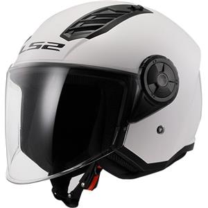 LS2, Casco Moto Jet AIRFLOW II gloss white, XXXL