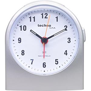 techno line Technoline WT 753 - Radiosveglia in plastica, Colore: Argento