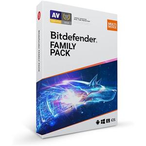 Bitdefender Family Pack 2025 - Licenza Digitale per 15 Dispositivi per 1 Anno