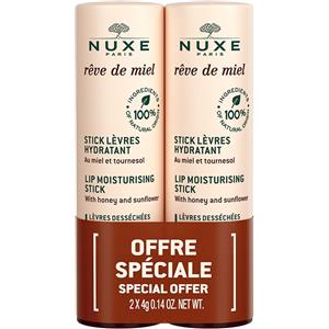 Nuxe Rêve De Miel Stick Labbra Idratante Bipack 2x4g - Idrata e Ripara con Miele e Girasole