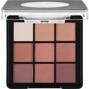 Flormar Palette Ombretti 003 Sunset - 9 Colori, Texture Cremosa, Finish Opaco e Brillante, Alta Pigmentazione per Trucco Nude e Smokey