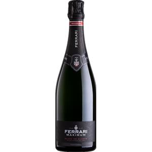 Ferrari Maximum Brut Blanc de Blancs - Spumante Brut Trento DOC 0,75 l, 100% Chardonnay, Giallo Paglierino Intenso