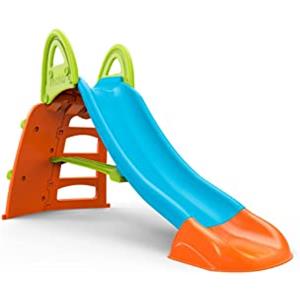 FEBER - Climb & Slide, Scivolo per Bambini con Parete per Arrampicata, Multicolore, Design Resistente e Sicuro per Bambini dai 3 Anni, Famosa (800013534)