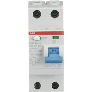 ABB Interruttore differenziale puro F202 AC 25A 30MA 2P Abb F427800 [11181000]