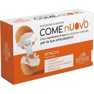 Monte Natura Come Nuovo Attacco - Integratore Articolare con Curcugreen e Ovomet, 10 Compresse