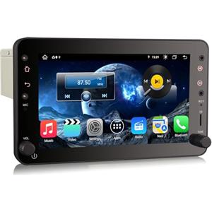 erisin 7 pollici 8-Core 4GB+64GB Android 14 Autoradio 1 Din GPS Navigator per Alfa Romeo 159 Sportwagon Spider Brera Supporta CarPlay Android Auto DSP DAB+ WiFi Bluetooth USB RDS FM OBD2 Canbus