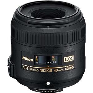 Nikon AF-S DX Micro NIKKOR 40mm f/2.8G Obiettivo Macro Nero - Apertura f/2.8, Rapporto di Riproduzione 1:1, Garanzia Nital 4 Anni