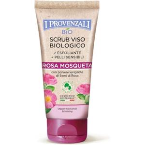 I Provenzali |Scrub Viso Biologico Rosa Mosqueta, 75 ml