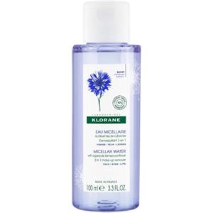Klorane Acqua Micellare Fiordaliso Bio 100ml - Struccante Delicato per Viso, Occhi e Labbra, Ideale per Occhi Sensibili