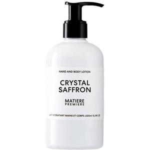 Matiere Premiere Crystal Saffron Lozione Mani e Corpo 300 ml - Assorbimento Veloce e Pelle Morbida