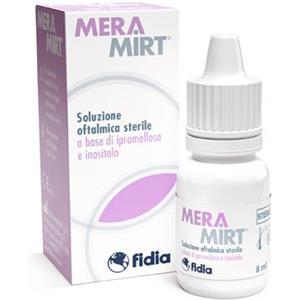 Fidia Meramirt Soluzione Oftalmica 8ml - Idratante e Lubrificante per la Salute degli Occhi