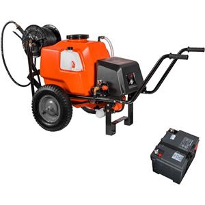 Stocker Pompa a Carriola 80L 10Bar - Batteria 12V inclusa (303)