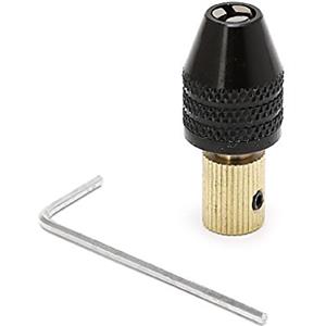 Generic 3.17mm Motore Elettrico Albero Mandrino Fixture Morsetto 0.3mm-3.5mm Drill Bit Splitting Legno Cono Drill Bit Heavy Duty Cacciavite Splitter Accendere Legna Da ardere Macchina Domestica Bit Coni
