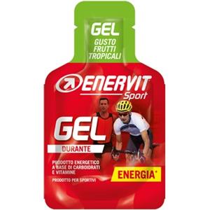 Enervit Enervitene Gel Frutti Tropicali - Gel Energetico 25ml con Carboidrati e Vitamine