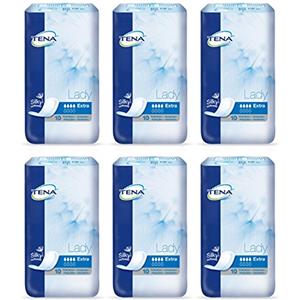 TENA 60 Assorbenti TENA LADY Extra Assorbente anatomico e femminile Ripiegato