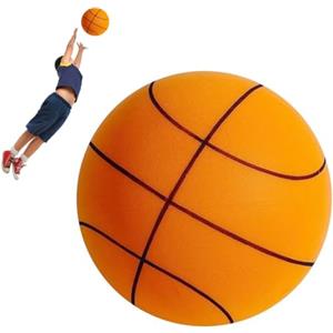 YIWONFU Silent Basketball Muto per Interni: Schaumstoffball, Palla da Allenamento 21 cm, Schiuma Ad Alta Densità Non Rivestita, Palla Basket Silenziosa