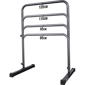 Eric Flag Barra per Trazioni - Calisthenics Attrezzature Regolabile a Quattro Altezze per Palestra in Casa, Ginnastica, Fitness - Barra per Trazioni Autoportante in Acciaio Solido, Sbarra Allenamento