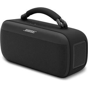 Bose Soundlink Max, Grosse enceinte Bluetooth étanche, puissante rechargeable avec jusqu'à 20 heures d'autonomie, USB-C, Enceinte avec entrée auxiliaire 3,5 mm intégrée, Nero