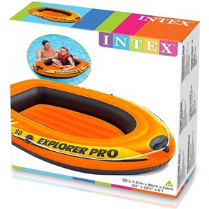 MAC DUE Intex Canotto Explorer PRO 50 Colore Arancio 137 x 85 x 23 cm