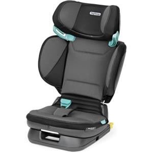 Peg Perego Viaggio Flex Seggiolino Auto ISOFIX con Tecnologia Avanzata, Reclinabile, Pieghevole, Schienale Rinforzato, per Bambini da 100 a 150 cm (3-12 anni), 15-36 kg, Crystal Black